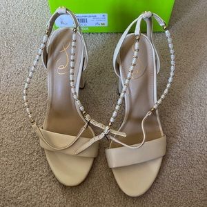 Never Work Sam Edelman Pearl strap heels